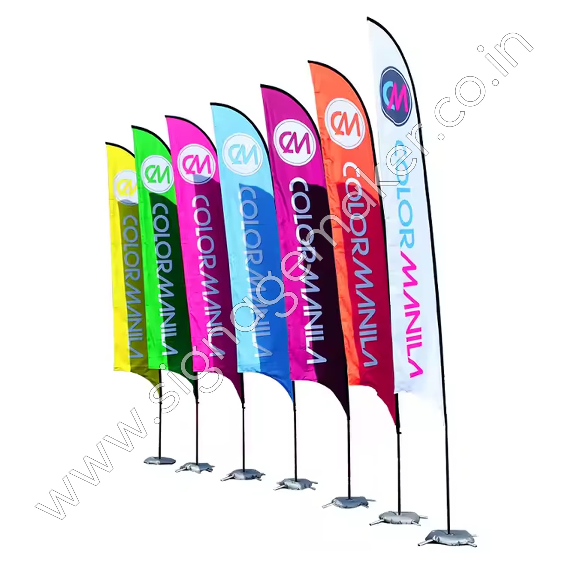 Custom Flag Banner Stand for Events & Promotions